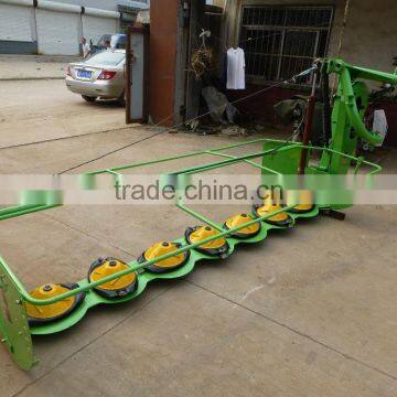 rotary disc alfalfa grass cutter for garden tractor