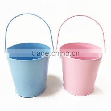 Colored Metal Pail, Colored Tin Pail for Paint