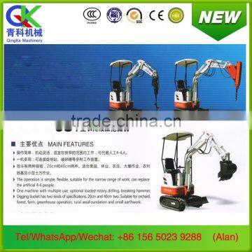800kg Hydraulic Crawler Excavator for Breaker Auger