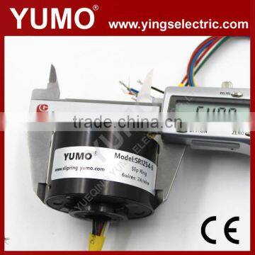 SR1254-6 6wires OD 54mm Bore Size 12mm Through Bore Slip Ring photo-4