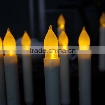 Yellow Flicking Tapper Candles Led Church Tealight Candle Flameless Flicking Tapper Candle Battery Operated Led Tealight photo-3