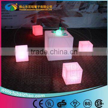 Outdoor LED Light Cube/High Quality RGB cube light/16 color LED cube seat