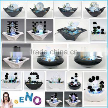 Rotating Crystal Glass Ball Water Fountain for Indoor Decoration photo-2