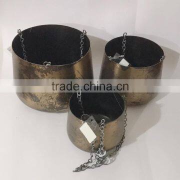 Hanging Antique Planter With Chain photo-3