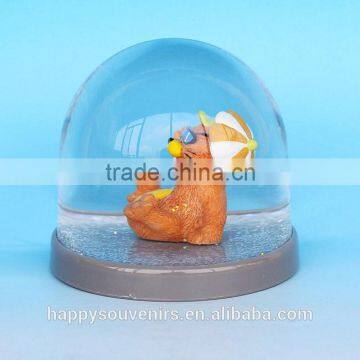 Custom Super Cute Bear Platice Snow Globe For Kids photo-3