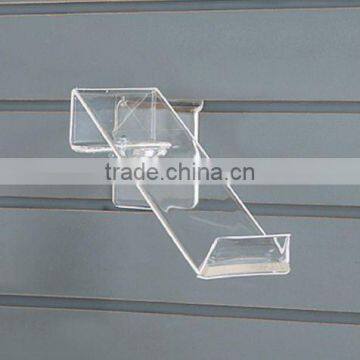 SDPS35 Acrylic Single Shoe Shelf for slatwall