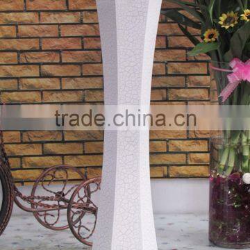 Fashionable Crackle Wooden Floor Vase for Home Decor