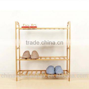 Natural Color Wooden Shoe Shelf Popular photo-2