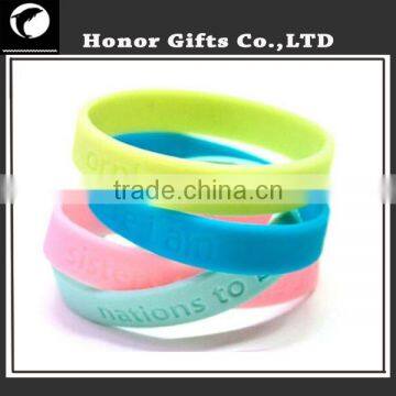 Pretty Cool Party Gifts High Quality Cheap Silicone Bracelet photo-3