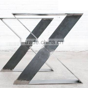 16 Inch Flat Steel ZX Metal Wood Table Leg,iron Table Base,wholesale Table Feet photo-3