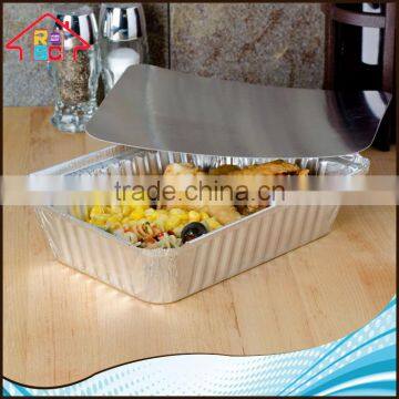 NBRSC Cheapest Aluminum Foil Food Storage Container with Paper Lid