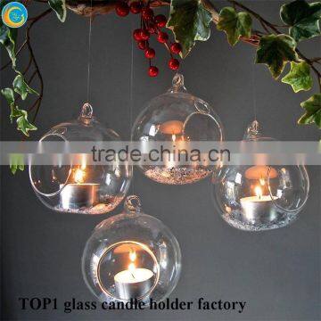 Hanging Glass Candle Holder for Home Decoration photo-2