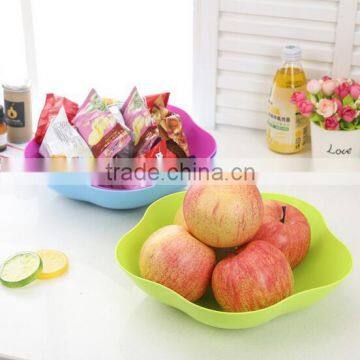 Wholesale Colorful Plastic Fruit Tray Fruit Bowl Snack Tray Nut Bowl Candy Tray photo-2