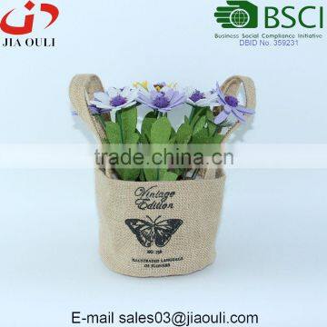 Screen Printing Jute Garden Grow Bag, Planter Bag photo-3