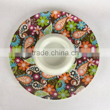 X'mas Tree Printing Chip Plate Melamine Christmas Decorations in Chip Dip Bowls photo-5