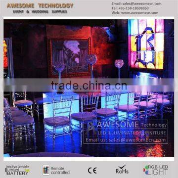Wireless Led Lit up Decorative Wedding Banquet Table for Sale photo-5