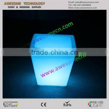 Luxury Lighted Plastic Flower Pot With Led Light photo-2