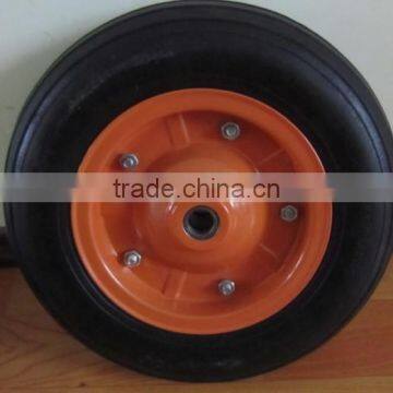 Flat Free Wheel PU Foam Wheel/solid Wheel 3.50-7 photo-5