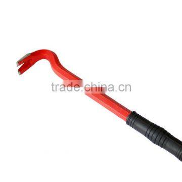 the forged hexagonal bar with the rubber handle