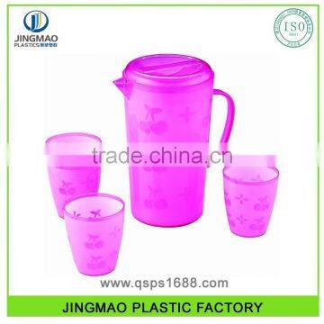 Plastic Home Using Water Pitcher Set For Juice