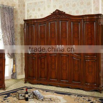 2013 new design 6 door wood wardrobe