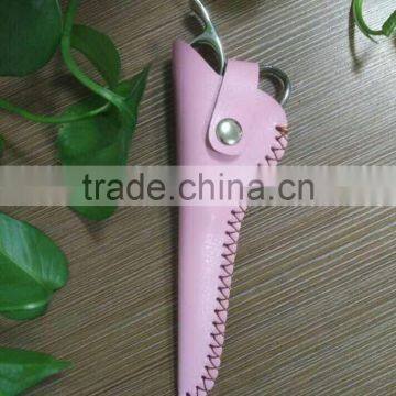 QJ-CP22 Professional Real Leather Hair Shears Sleeves Hairdressing Scissor Pouches Holster photo-4