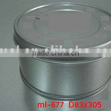 Plain Round tin can