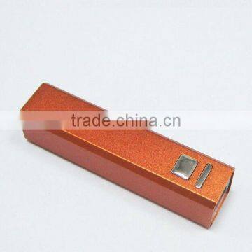 Mini Rechargeable 2600mAh Cuboid Shape Portable Metal Sales Promotion Gift Power Bank photo-3