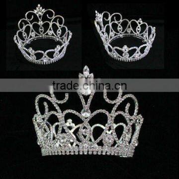 Bridal Jewelry Pageant Big Fashion Rhinestone Tiaras Halo H172-169 photo-2