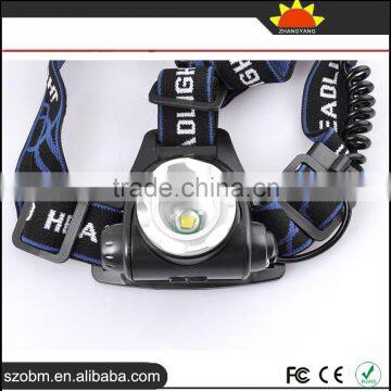 Wholesale High Quality XML T6 LED 1600 Lm Zoomable LED Rechargeable Headlamp With 18650 Batteriy,charger photo-3