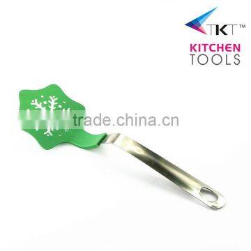 Factory Cooking Utensil nylon Slotted Turner with stainless steel handle