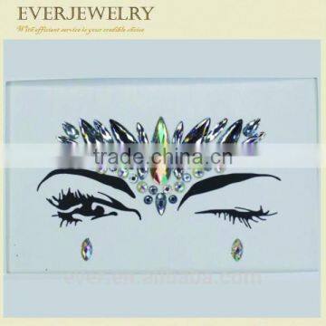2017 Newest Body, Eye, Face Jewels Tattoo Sticker photo-3