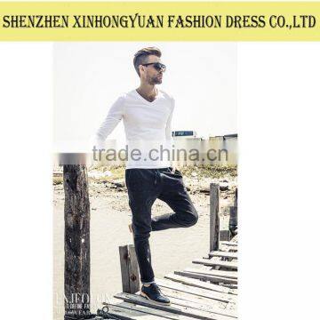 Latest Design High Quality Autumn Plain T-Shirt for Man