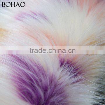 100% Acrylic Smooth Wholesale Artificial Colorful Faux Fur Fabric photo-6