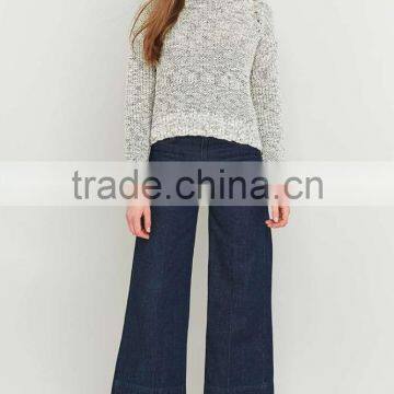 women high waist exotic denim jeans fashion design 2016