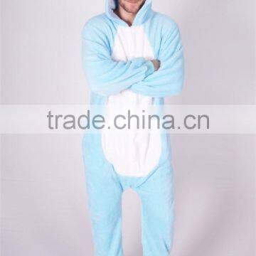 Custom Printed Adult Men Mascot Animal Hippo Party Costume photo-2