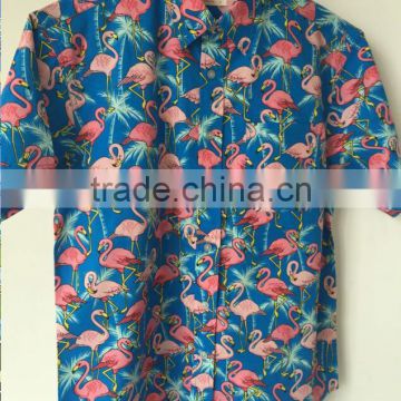 MENS PRINTED HAWAIIAN SHIRT B01