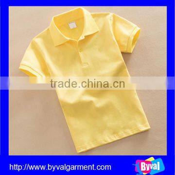 OEM service 100%cotton kid's polo shirt breathable printed child's polo shirt manufacturer in china