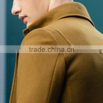 MSW0016 Men's Wool Coat 2016 New Winter Men's Single Breasted Coat.