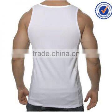 Yoga Wear Tight White Tank Top for Men photo-3