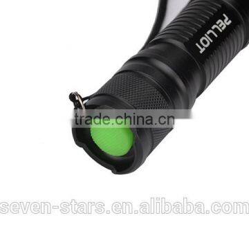 Zoomable Multifunctional Long Lasting Time Tactical Flashlight With Five Stalls photo-5