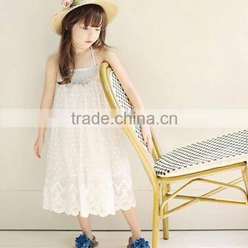 S60033B Girls new dress in the summer lace princess skirts braces skirt