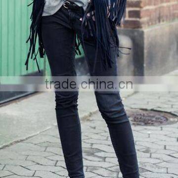 Runwaylover EY0631P Europe Style 2017 Ladies Fashion High Waist Denim Jeans photo-3