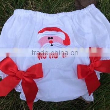 2014 new baby girls christmas santa claus bloomer diaper cover baby santa claus bloomer