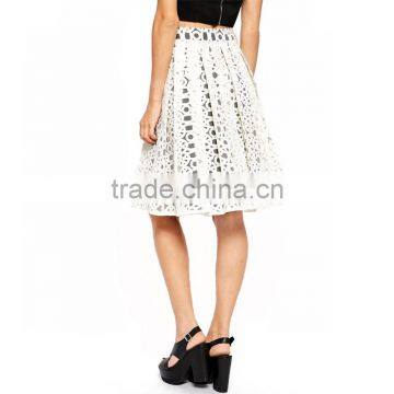 Fashion Casual Organza Embroidery Sheds Skirts photo-3