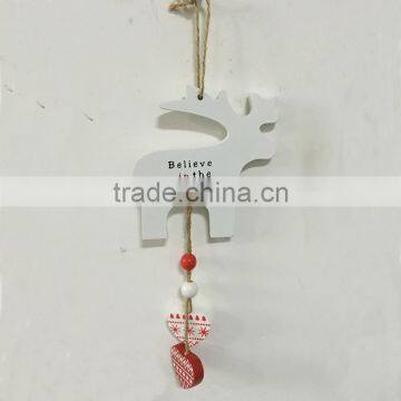 Cute Deer Christmas Decorations For Home Wood Art And Craft photo-2