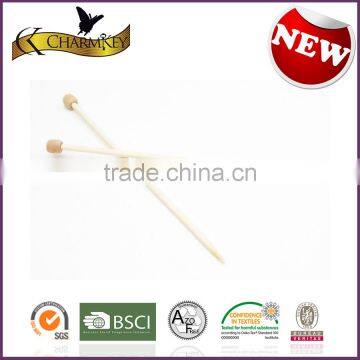 Charmkey Natural Knitting Tools Straight Needle Bamboo Knitting Needles Wholesale photo-2