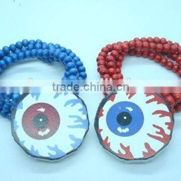 Hiphop Acrylic cheap good wood necklace for Fashion people