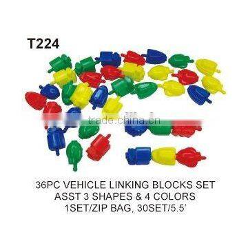 100 Pcs Triangle Linking Maths Cubes Blocks Toys