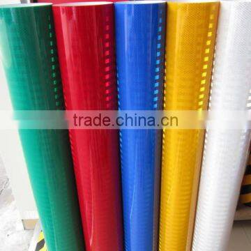 Colorful Self Adhesive Reflective Car Wrap Vinyl for Warning photo-2